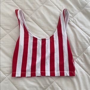 Striped crop top